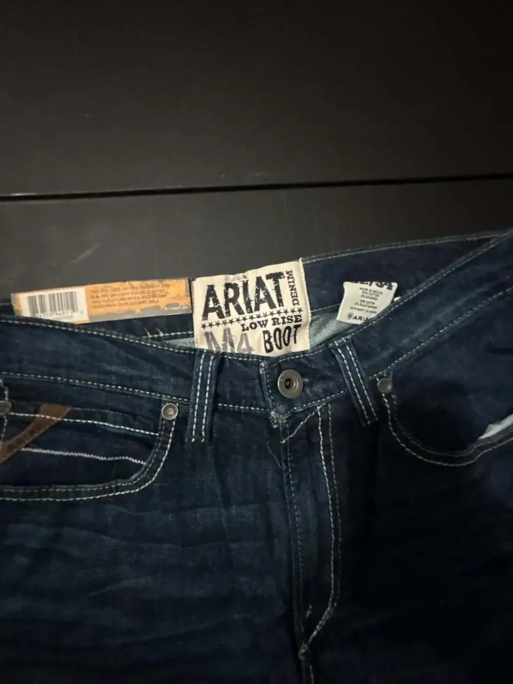 Ariat M4 Low Rise Fashion Boot Cut Jeans Size 32/34